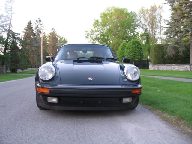Porsche 911 930 turbo 1989 coupe G50 5speed green/tan 1989 Porsche 930 coupe 2 door