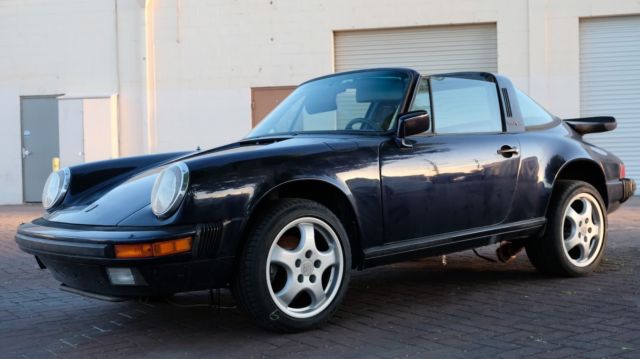 Porsche 911 Carrera 1984 Targa Rolling Chassis Body Project 1984 Porsche 911