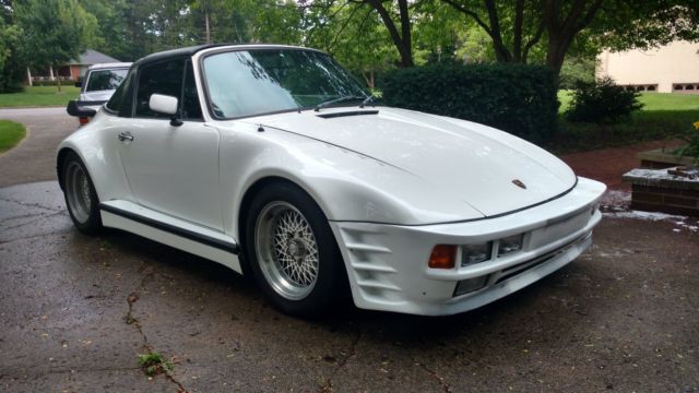 Porsche 911SC Targa after market slope nose, wide body, whales tail 1977 Porsche 911 slope nose