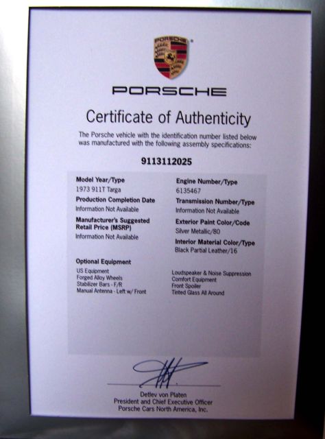 1973 Porsche 911 Targa - photo 12