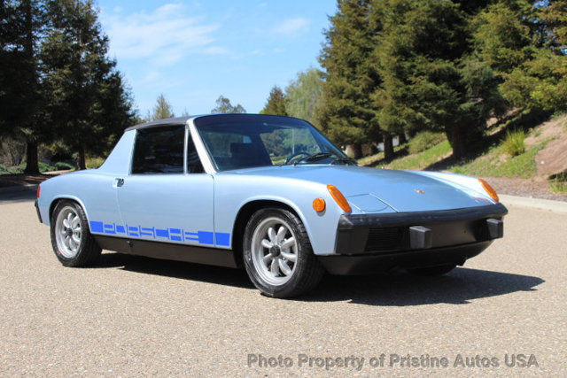 Porsche 914 1.7 litre, recently restored, solid rust free CA car. 1973 Porsche 914 Rare Porsche 914 1.7 Litre in Marathon Blue