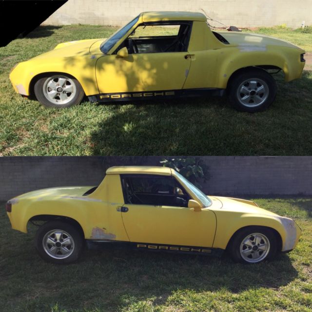 Porsche 914 1970 Widebody Race Car Rolling Shell Fuchs RollCage 5 Lug conversion 1970 Porsche 914
