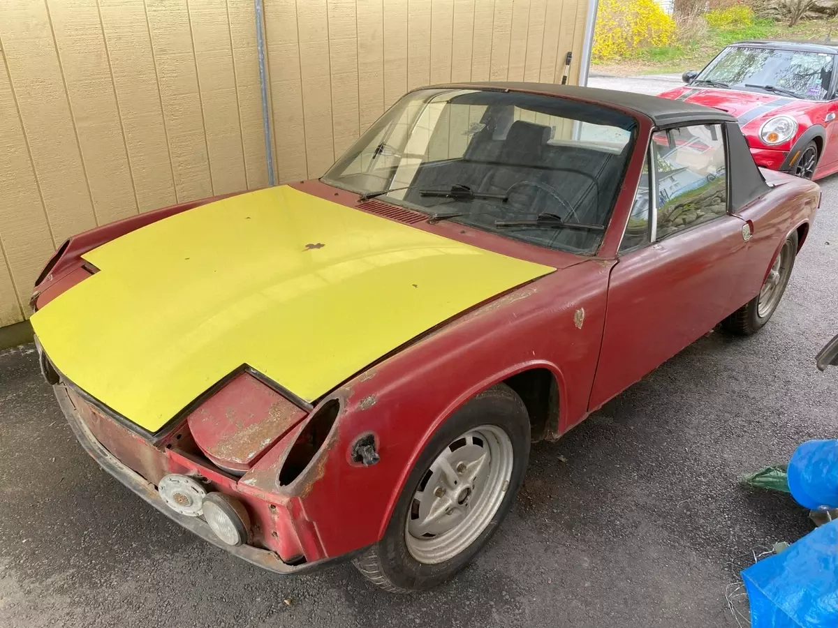 Porsche 914 1974 1.8L Restoration Project Car 1974 Porsche 914