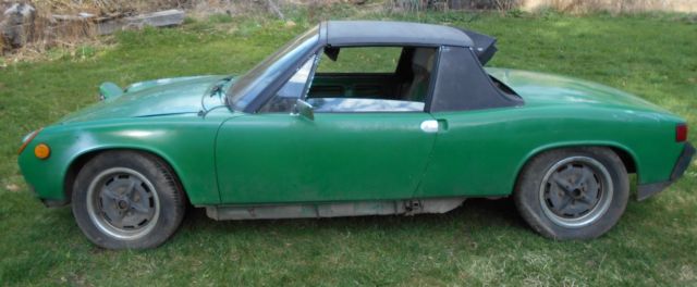 Porsche 914 1974/ 4 Roadster, POA cert, Zambezi Green/ M7, 1.8 Targa, Original 1974 Porsche 914