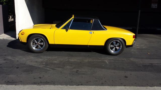 Porsche 914-6 Yellow/Black 1974 fresh conversion & rebuilt only 200 miles ago 1974 Porsche 914