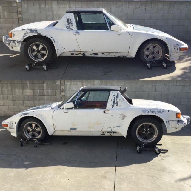 Porsche 914 Chevy V8 conversion car w/ heavy modifications slant nose 1974 5 Lug 1974 Porsche 914