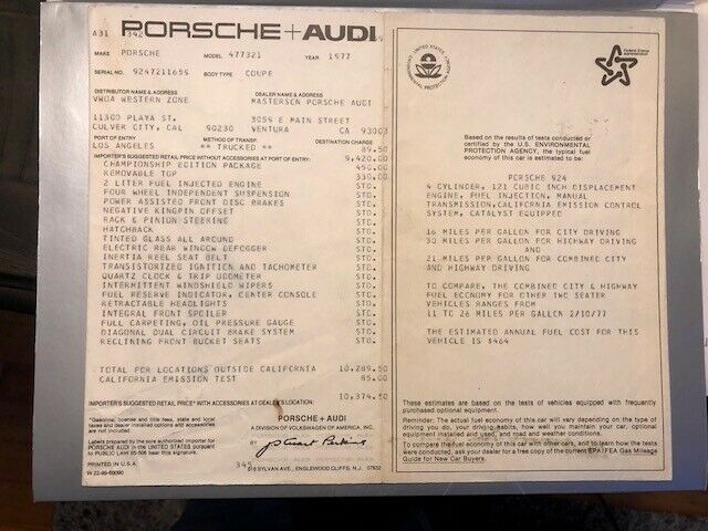 1977 Porsche 924 Martini Edition - photo 3