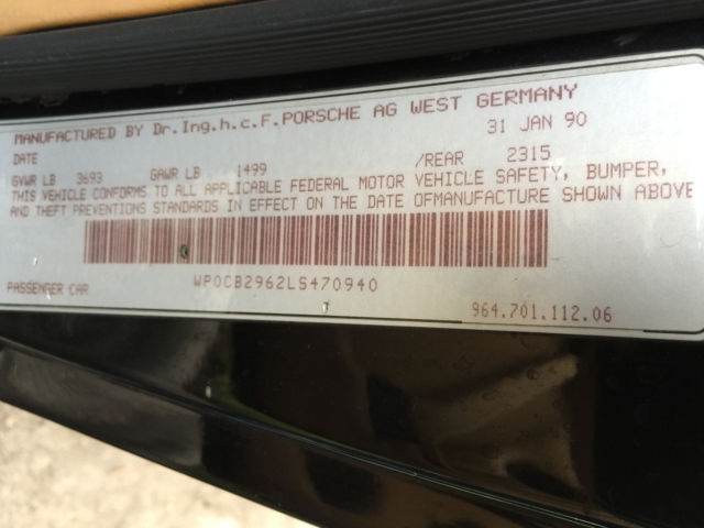 1990 Porsche 964 - photo 11