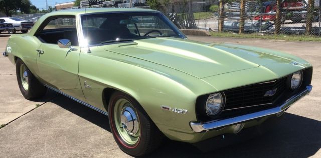 Possible COPO with Factory Air! 427 Turbo Jet 7.0 Big Block V8, 435 BHP! 1969 Chevrolet Camaro 427 Turbo Jet 7.0 435 BHP Motor!