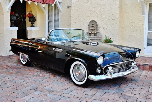 Power Seat New Wide Whitewall Tires 1955 Ford Thunderbird Convertible Hard & Soft Top Power Steering, Brakes