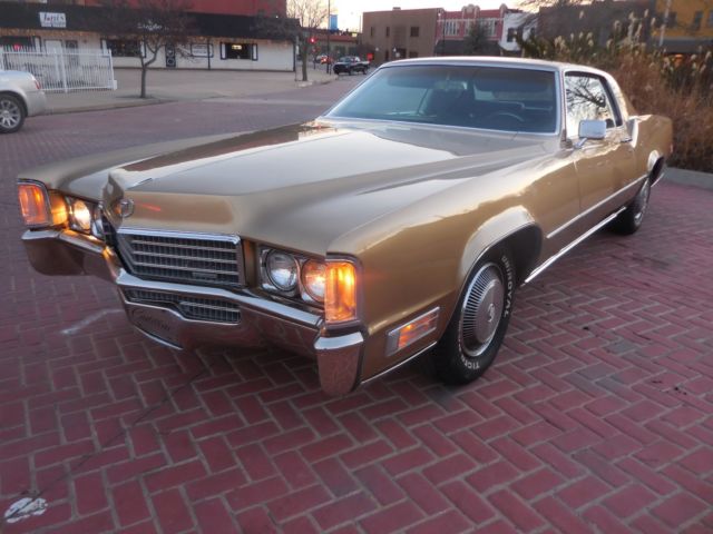 Power Steering & Brakes 500 V8 Engine Factory A/C Leather Bucket seat Interior 1970 Cadillac Eldorado Absolutely Immaculate Must See