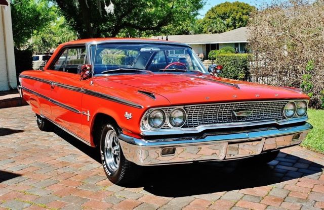 Power Steering & Brakes Cruise-o-Matic Transmission Great Sounding Dual Exhaust 1963 Ford Galaxie 500 Fastback Z Code 390 V8 Absolutely Gorgeous!