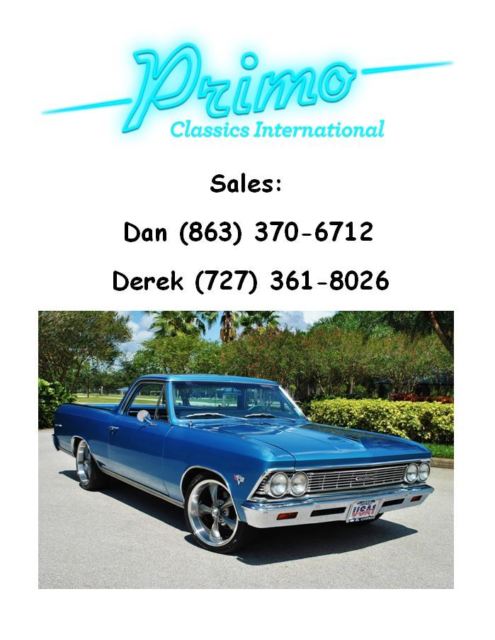 1966 Chevrolet El Camino 454 V8 Custom Muscle Car - photo 10