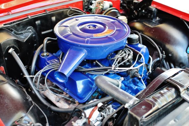 1966 Ford Galaxie 500 Convertible Rare 390 V8 Red on Red - photo 12