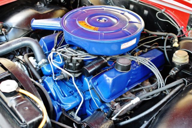 1966 Ford Galaxie 500 Convertible Rare 390 V8 Red on Red - photo 13