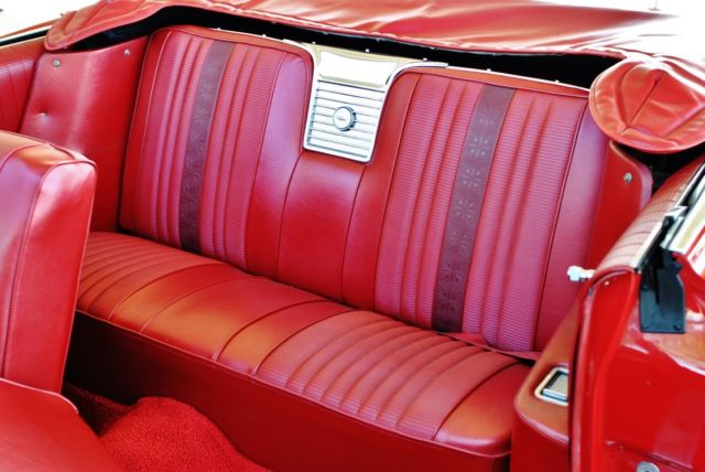 1966 Ford Galaxie 500 Convertible Rare 390 V8 Red on Red - photo 8