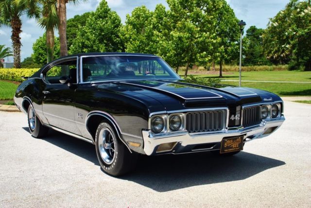 Power Steering Power Front Disc Brakes Bucket Seats Build Sheet New Dual Exhaust 1970 Oldsmobile 442 Numbers Matching 455/365hp V8 Air Conditioning