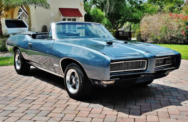 Power Steering Power Front Disc Brakes New Wheels Rebuilt Motor w/ Upgrades 1968 Pontiac GTO Tribute Convertible Fully Restored 400 V8 Auto