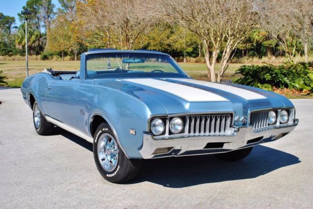 1969 Oldsmobile Cutlass Supreme Convertible 455 V8 Rocket Factory A/C - photo 2