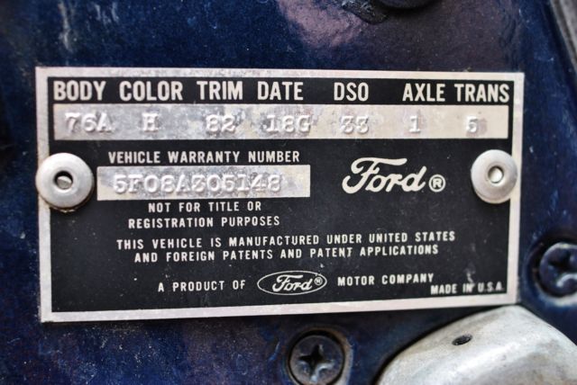 1965 Ford Mustang Convertible A Code 289 V8 4bbl 4-Speed - photo 12