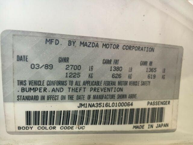 1990 Mazda MX-5 Miata A package - photo 6