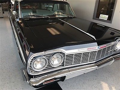 PREOWNED 1964 CHEVROLET IMPALA SS MANUAL TRANSMISSION V8 ENGINE BLACK 2D COUPE 1964 Chevrolet Impala