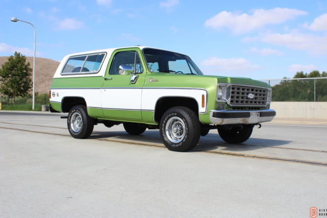 Preservation Survivor Blazer Jimmy K5 4x4 Convertible 1976 Chevrolet Blazer Cheyenne