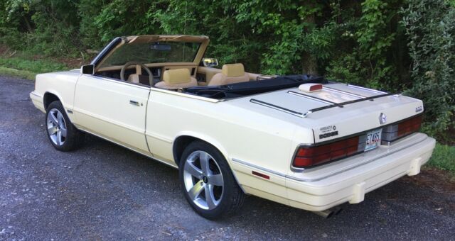 1986 Dodge 600 2 Door Convertible ES Turbo - photo 10