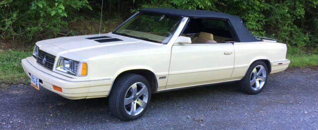 1986 Dodge 600 2 Door Convertible ES Turbo - photo 3
