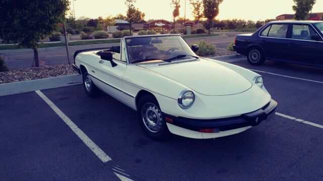 PRICE OBO 1986 Alfa Romeo Spider Veloce Graduate 1986 Alfa Romeo Spider Graduate