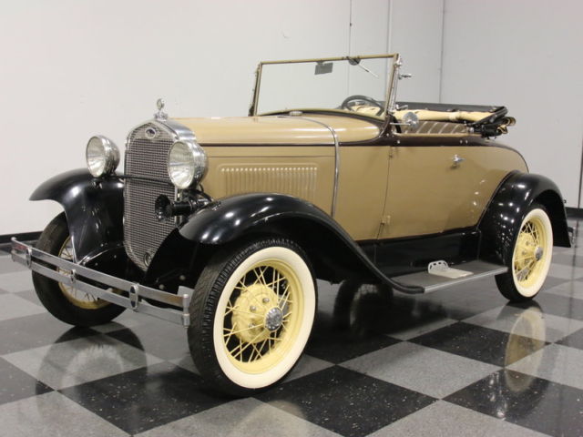 PRICED-TO-MOVE ROADSTER, VERY CORRECT RESTORATION, 200 I4, 3-SPEED, 6-VOLT!! 1930 Ford Model A Roadster
