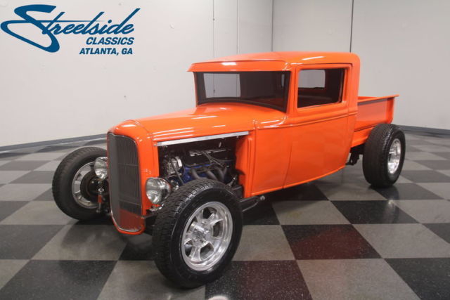 PRICED-TO-MOVE STREETROD PICKUP, 302 V8, C4, SHORTY HEADERS, S-10 REAR, COILOVER 1931 Ford Model A Pickup