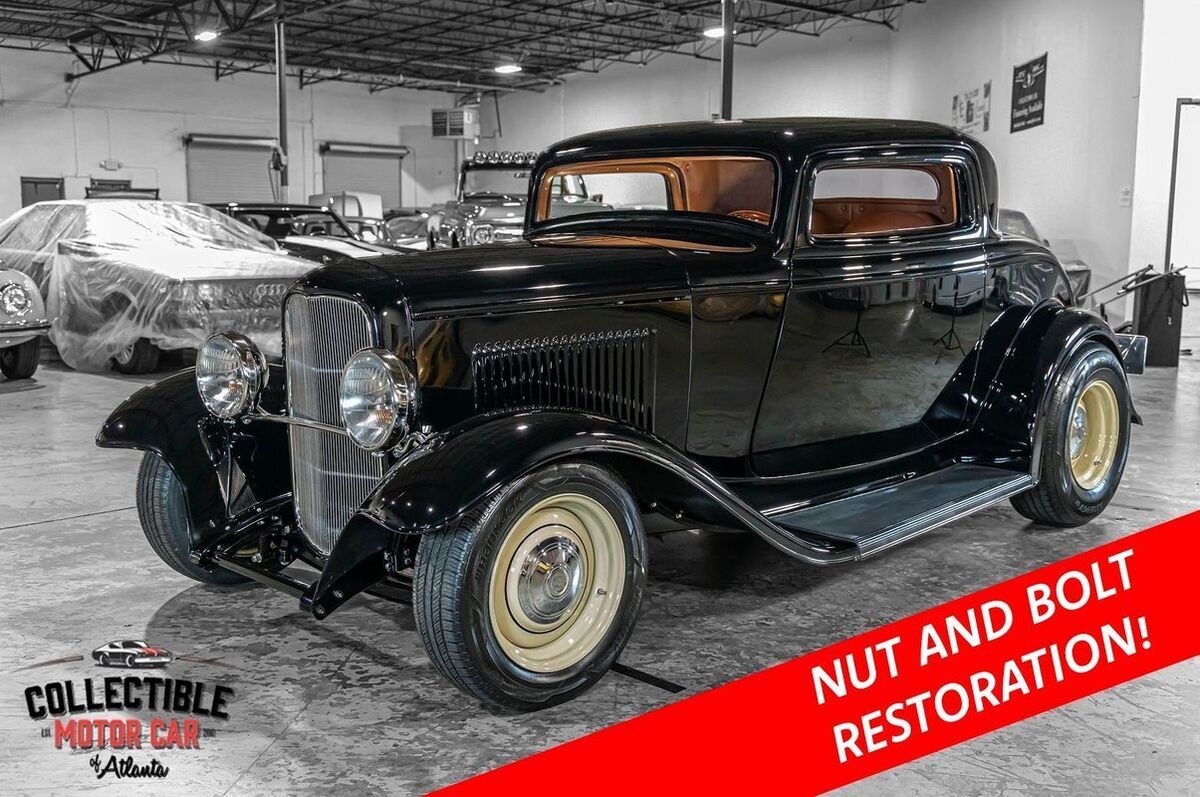 Pristine 1932 Ford Hot Rod - Classic Meets Modern Luxury 1932 Ford 3-Window