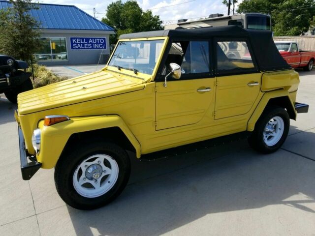 Pristine 1973 VW (Volkswagen) Thing Convertible - Yellow 1973 Volkswagen Thing