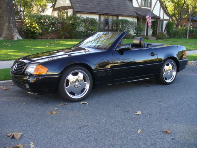 Pristine California Rust Free Mercedes 300SL Convertible 40,000 ORIGINAL MILES 1991 Mercedes-Benz SL-Class BLACK