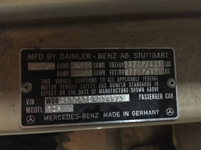 1984 Mercedes-Benz 500-Series 500 SEL - photo 13