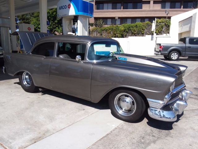 Pro Street, Built 502, 871 BDS, Dual Carbs, 4 link rear, 3.73, Full Custom. 1956 Chevrolet Bel Air/150/210 Chrome