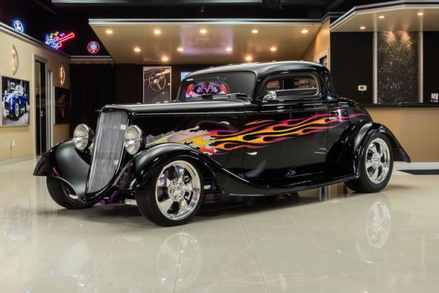 Pro Touring 3-Window! LS1 V8, 4L60E Automatic, Corvette Suspension & Brakes, A/C 1933 Ford 3-Window Coupe Street Rod