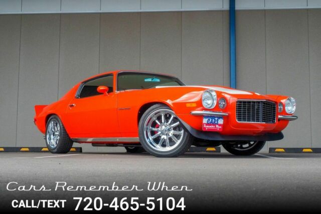 Pro-Touring Split-Bumper, Cold A/C, Fuel Injection LS1 Tremec 6-Speed Orange 1970 Chevrolet Camaro Pro-Touring Split-Bumper, Cold A/C, Fuel Injection
