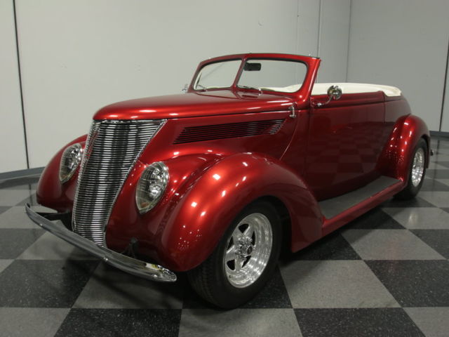 PROBUILT '37 CABRIOLET, VORTEC 350 V8, AUTO, FLOWMASTERS, PS, PWR FRNT DISC, A/C 1937 Ford Cabriolet