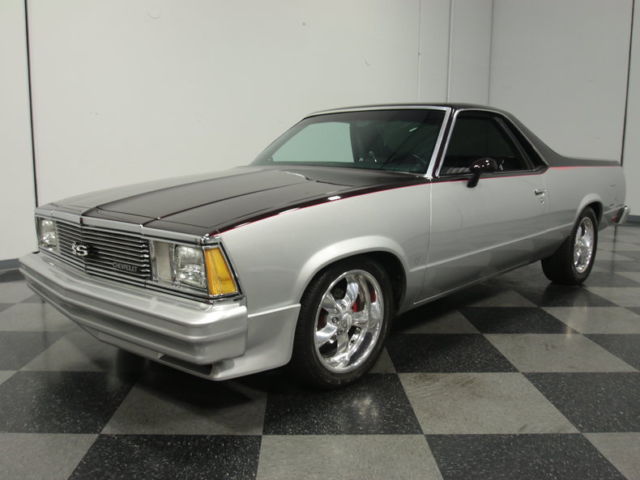 PROBUILT ELKY, STRONG 350 V8, AUTO, DUALS, HOTCHKIS, DROP SPINDLES, A/C, LOADED 1981 Chevrolet El Camino SS