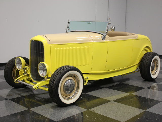 PROBUILT HIGHBOY ROADSTER, CRATE 350 V8, AUTO, COILOVERS, 4-LINK, PS, PWR DISC! 1932 Ford Roadster Roadster