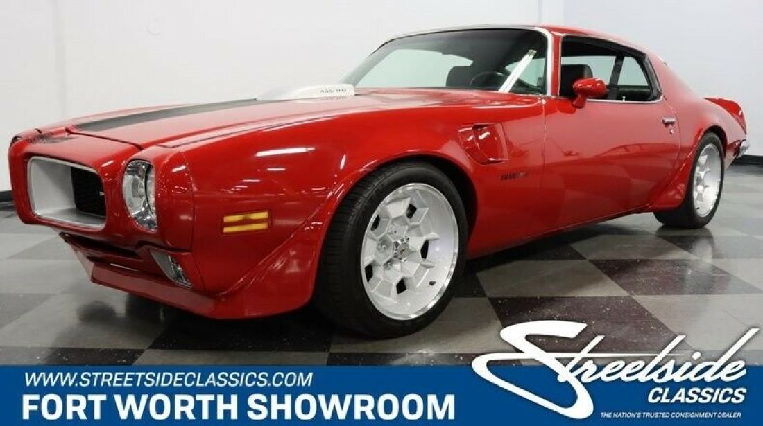 Probuilt Restomod, Fuel Injected 455 V8, Auto, 4 Wheel Pwr Discs/Steering, A/C! 1972 Pontiac Firebird Restomod
