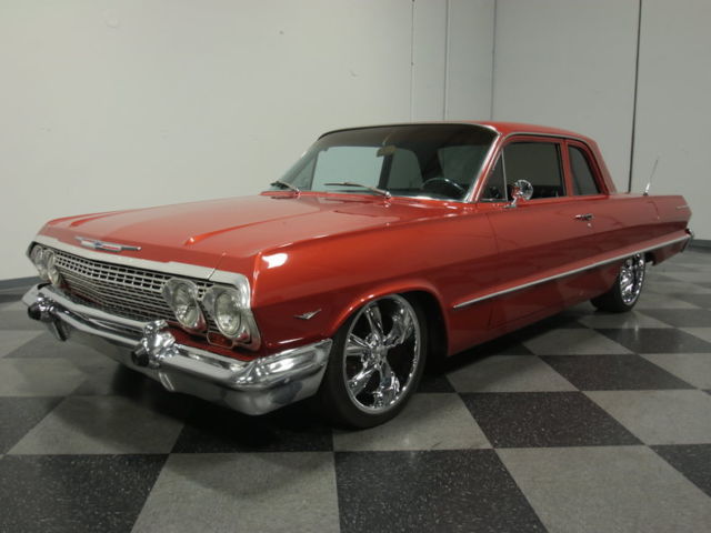 PROBUILT RESTOMOD, LS1 SWAP, AOD, AIRBAGS, DUALS, 4-WHEEL DISC, 18/20" FOOSE, AC 1963 Chevrolet Bel Air/150/210 Restomod
