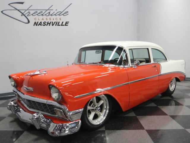 PROCHARED BUILT 327CI MOTOR, 5 SPEED MAN, 9 INCH REAR, AIR RIDE, STREET BEAST! 1956 Chevrolet Bel Air/150/210 Pro Touring