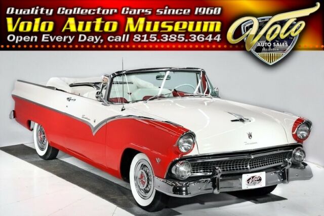Professional cosmetic and mechanical restoration! 1955 Ford Fairlane Sunliner