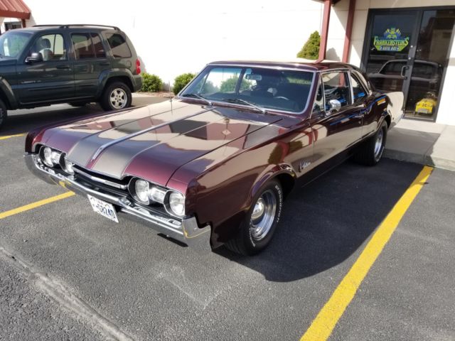 Professionally resorted cherry red 1967 Cutlass Sport Coupe 455/400 auto 1967 Oldsmobile Cutlass