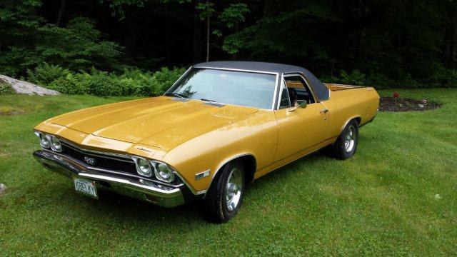 Professionally restored body in perfect condition. REAL ss, NH State Inspection 1968 Chevrolet El Camino stock