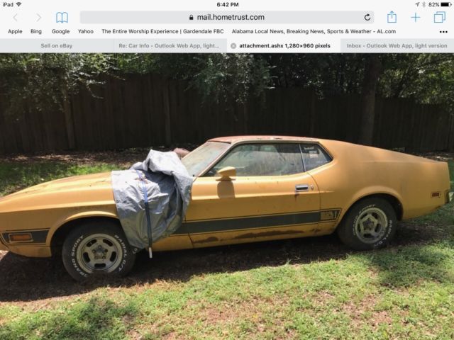 Project car-1973 Mach I Mustang-got married, had a baby-daddy's toy has to go 1969 Ford Mustang