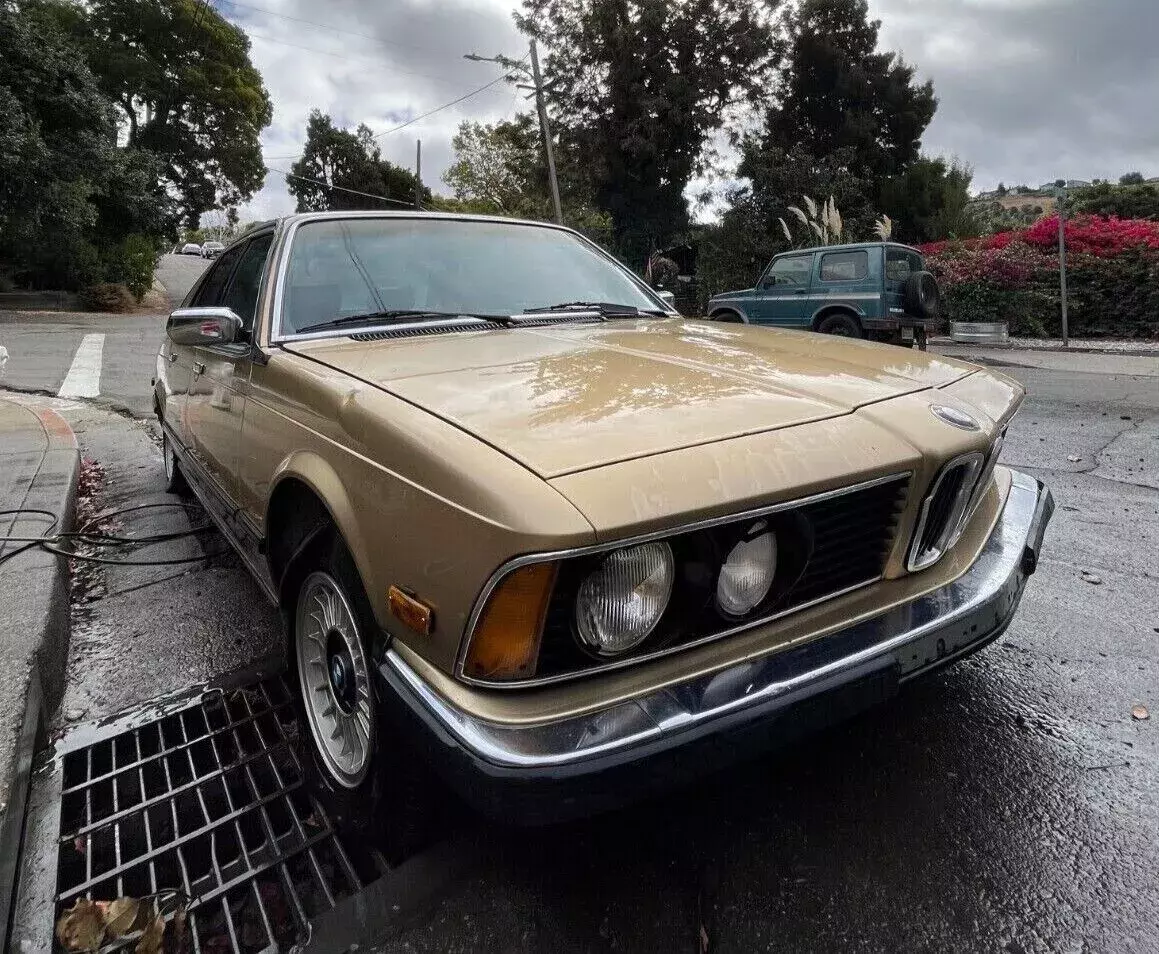 project/parts car comes with rare euro parts turbo m102 1980 BMW 7-Series
